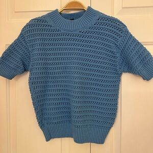 Ann Taylor Sky Blue Knit sweater